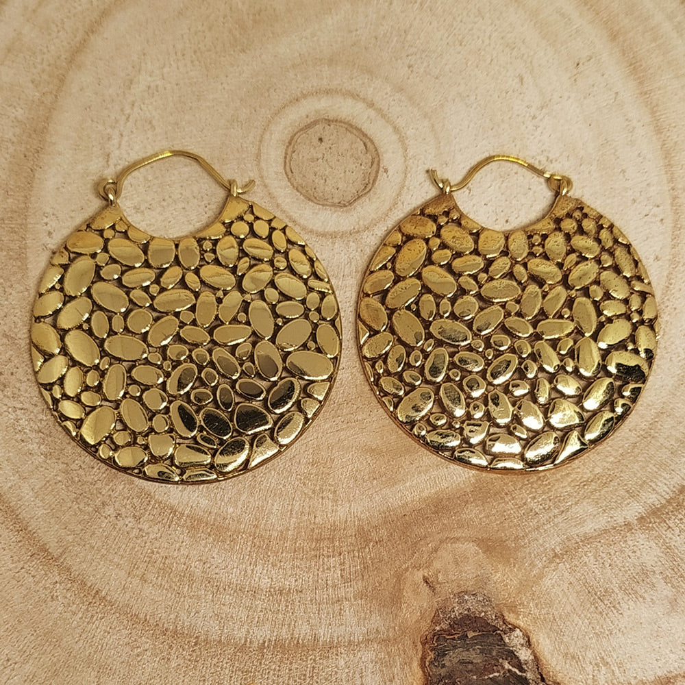 ꕥ BOUCLES D'OREILLES GALETS