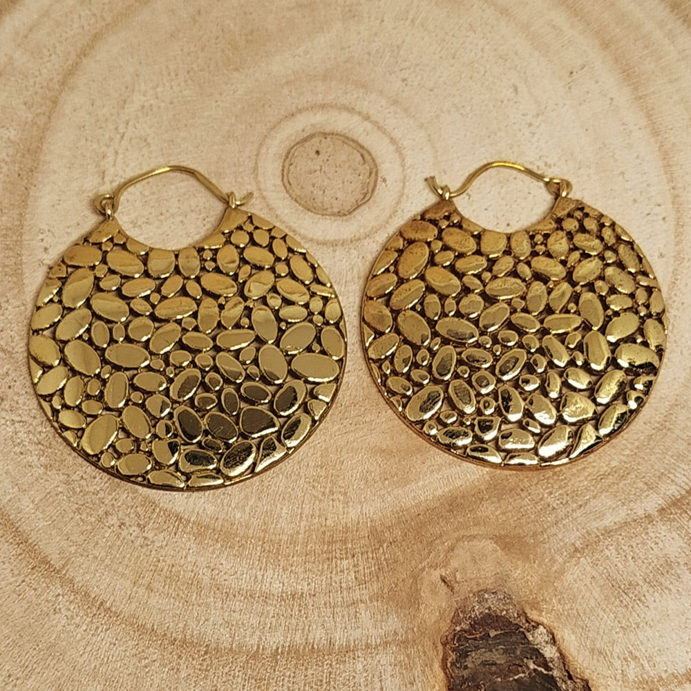 ꕥ BOUCLES D'OREILLES GALETS