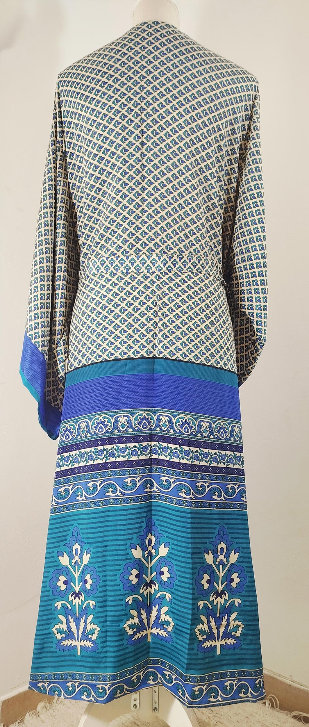 Kimono azul laguna