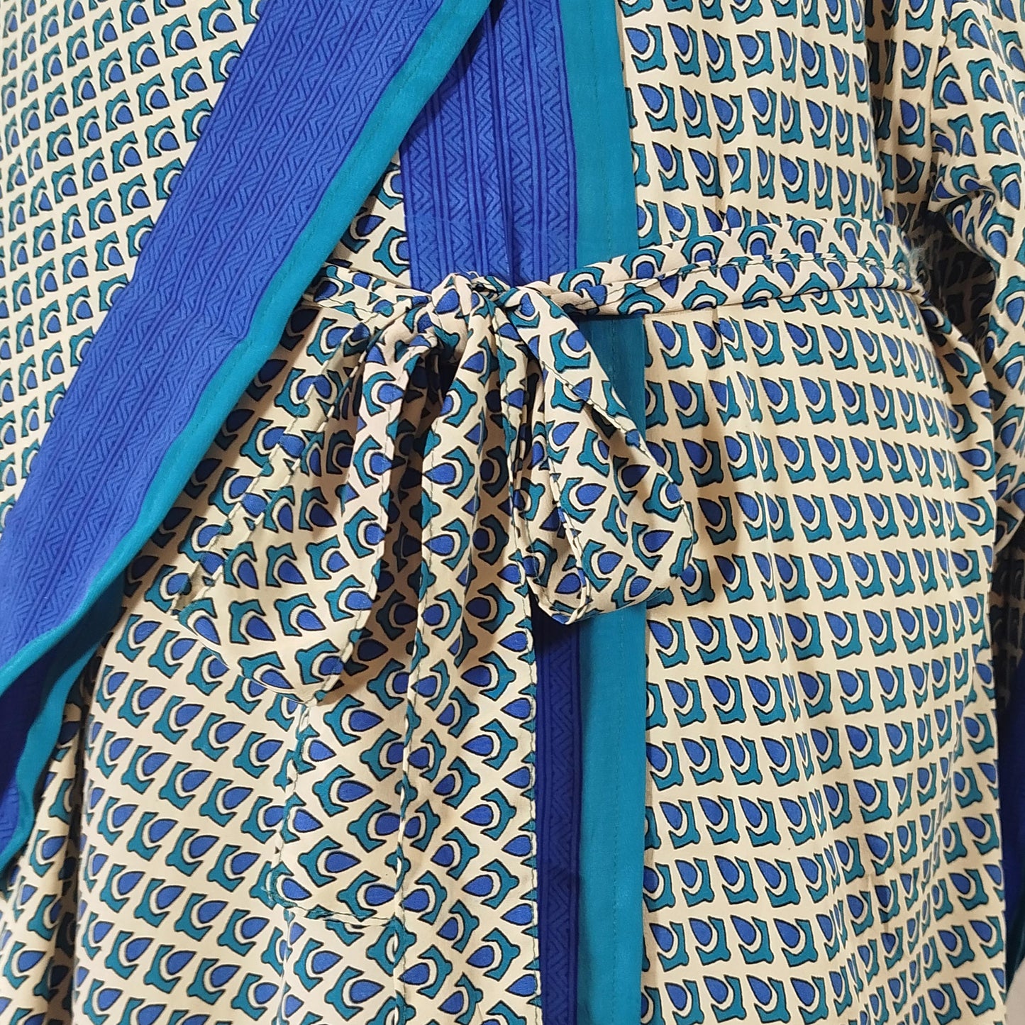 Kimono azul laguna