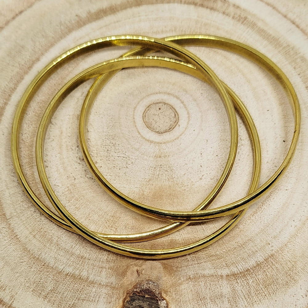 THREE-RING BANGLE BRACELET