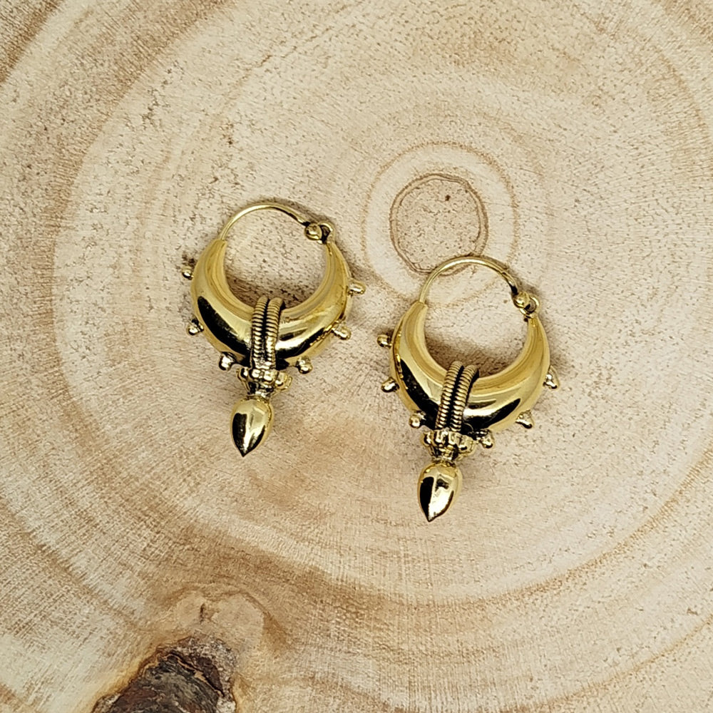 Thick GYPSY Hoop Earrings