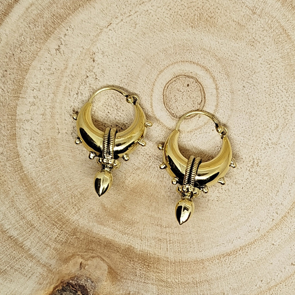 Thick GYPSY Hoop Earrings