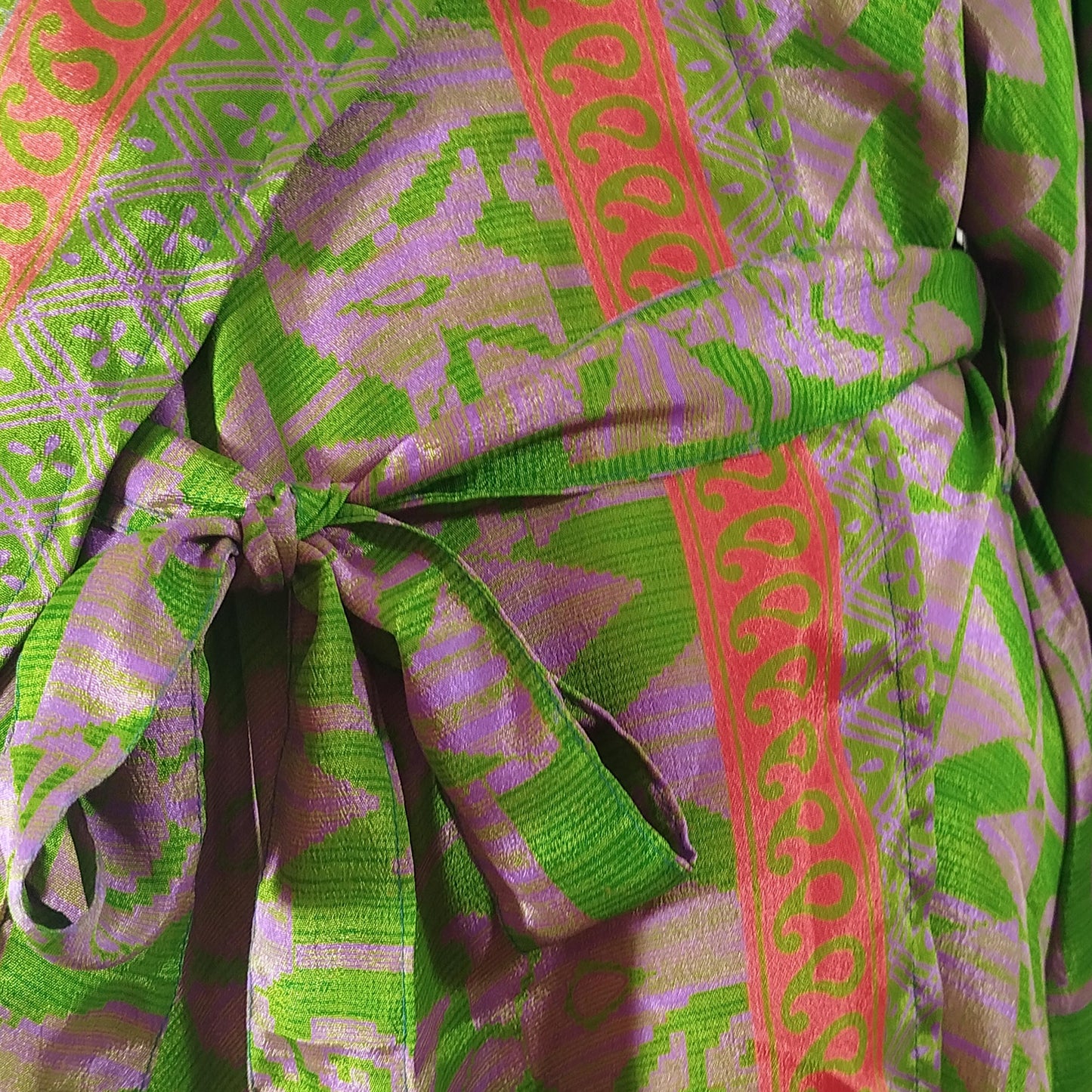 KIMONO VERT AZTÈQUE