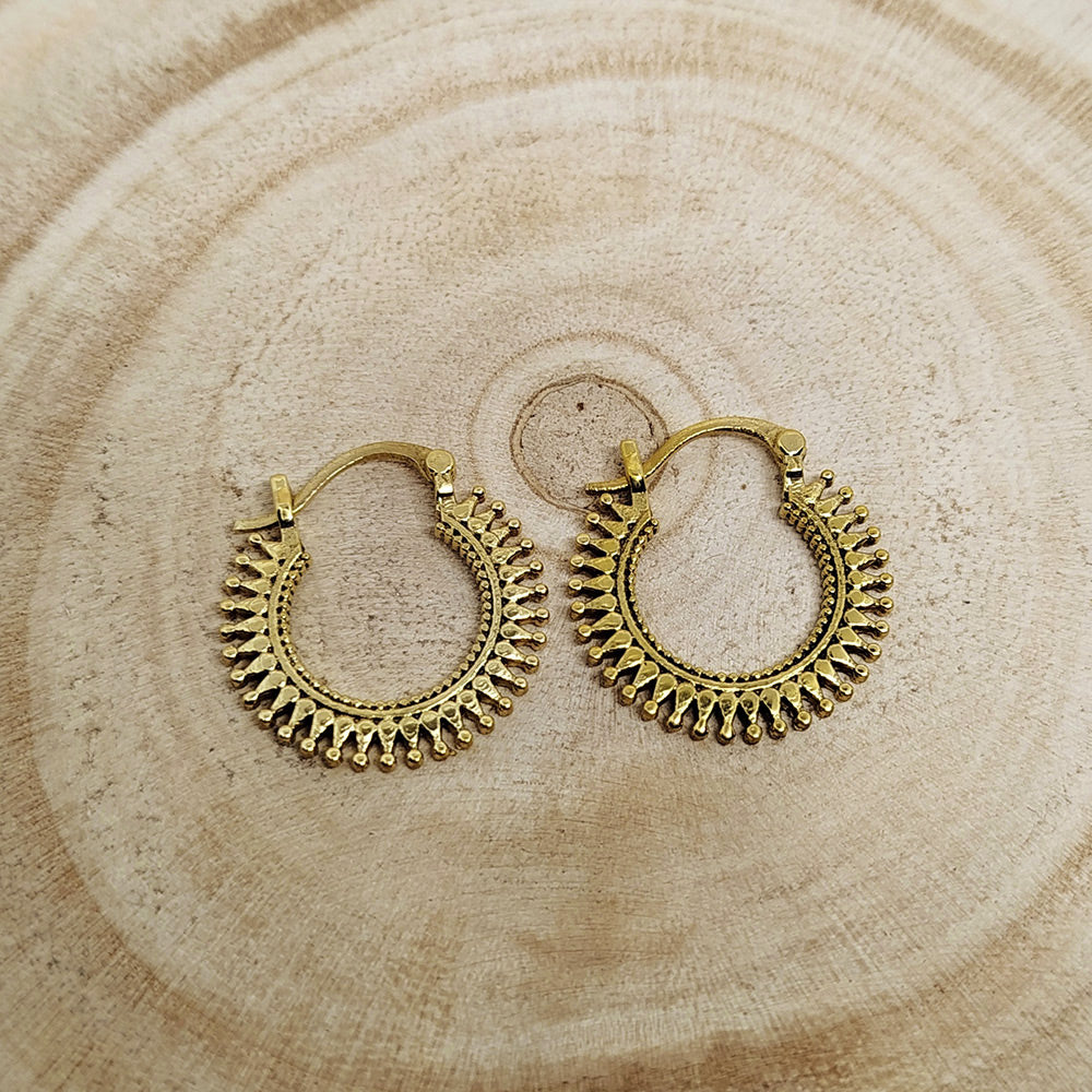 SMALL INDIAN CREOLE EARRINGS